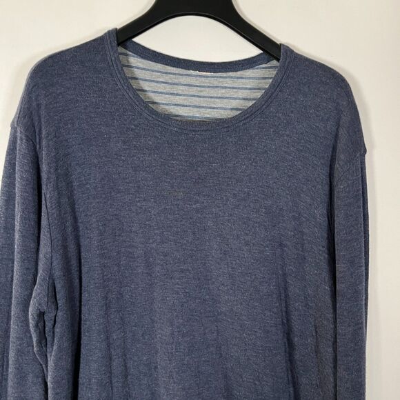 Faherty Cloud Cotton Reversible Crew Neck Shirt Large* Pima Cotton Blend - Picture 4 of 12